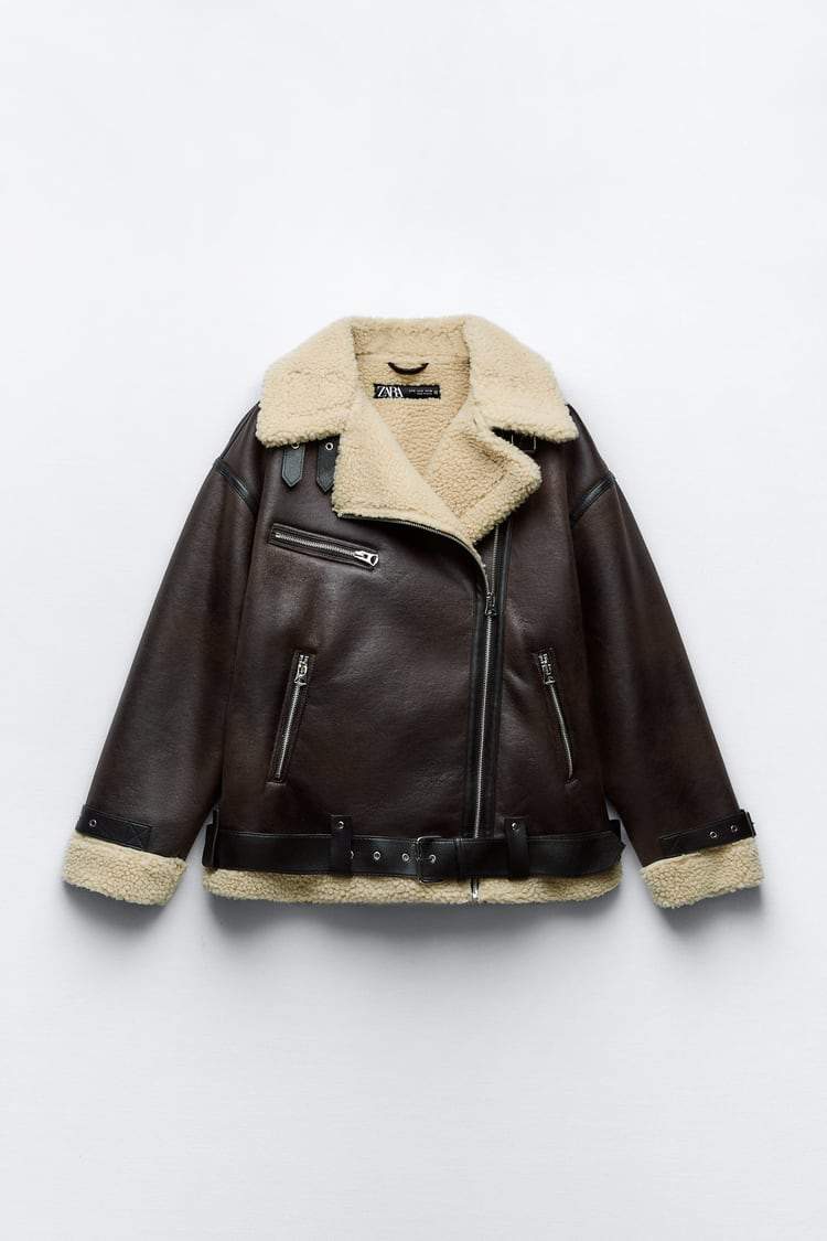 Arden – Brown Aviator Jacket