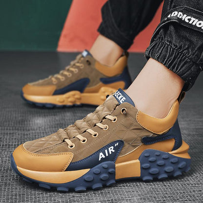 Comfortable Men's Street Style Shoes - Cushioned Sole