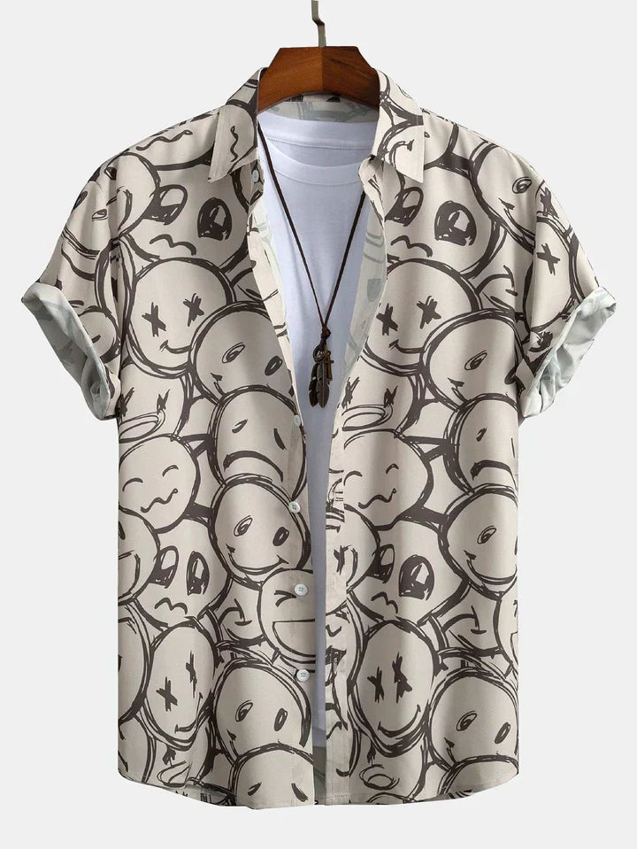 Beige shirt with Felix character print
