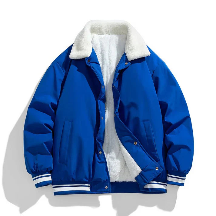Men's Bastian Sherpa-Lined Pilot Jacket: Warm & Durable Winter Coat