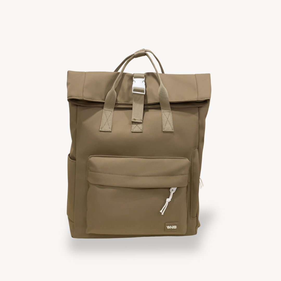 Women's Polyester Roll Top Backpack