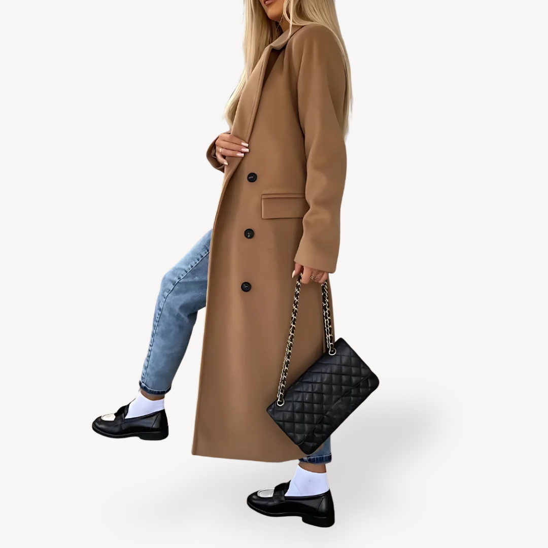 Women's Wool Blend Trench Coat