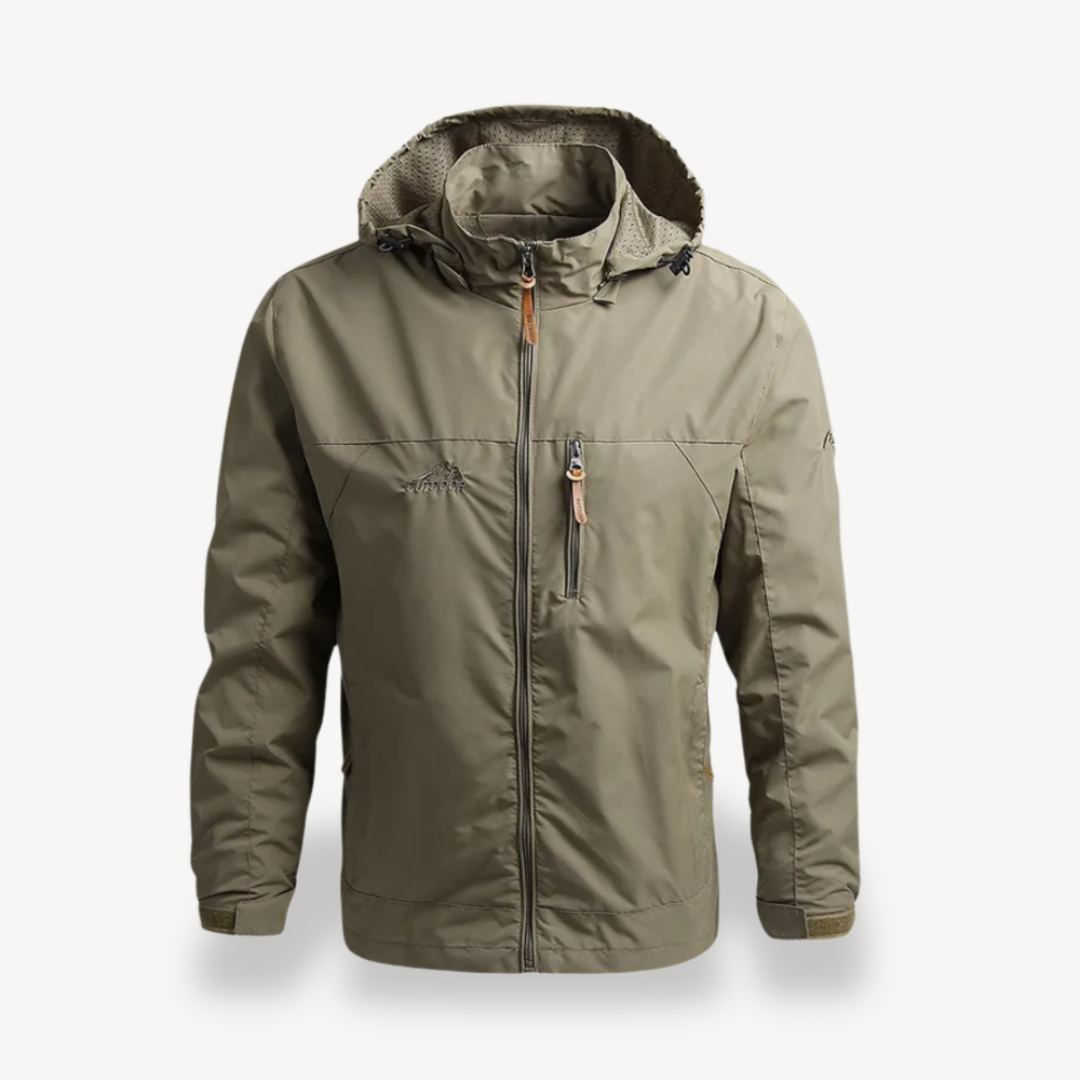Men's Waterproof Hooded Raincoat Jacket