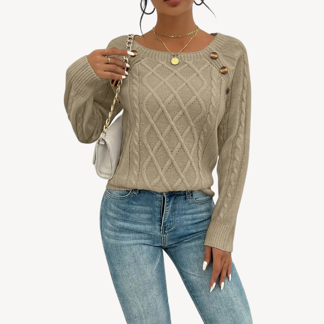 Women’s Button Detail Sweater