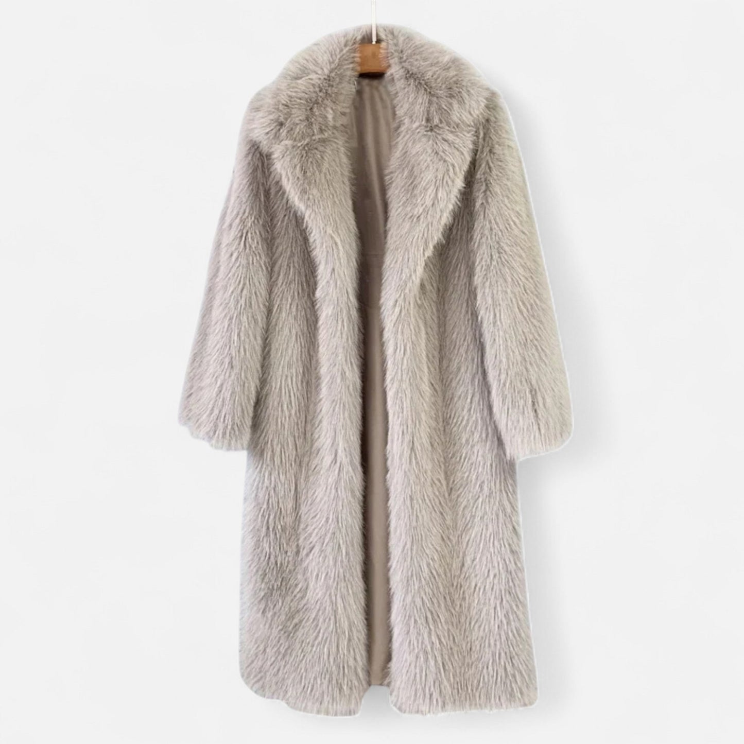 Plush Faux Fur Women's Winter Coat - BritishElegance