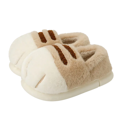 Pawdia | Cat Paw Slippers – Ultra-Soft Plush Animal Paw Slippers for Women & Men
