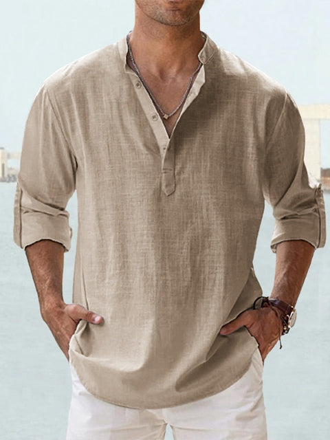 Comfortable Men's Shirt - Loose Fit - Lightweight and Stylish