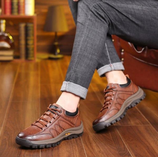 Orthopedic handmade leather shoes for men