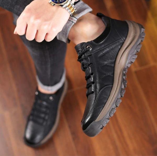 Orthopedic handmade leather shoes for men