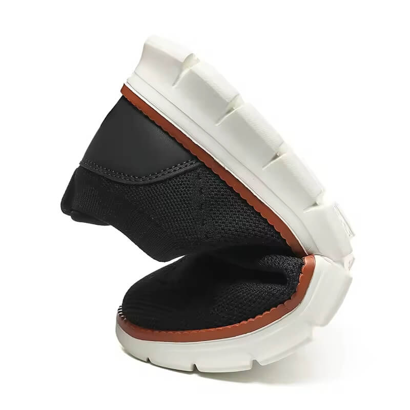 Flex Slip-on - Knit Stretch Comfort Breathable Shoes Black