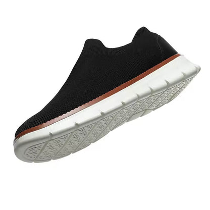 Flex Slip-on - Knit Stretch Comfort Breathable Shoes Brown
