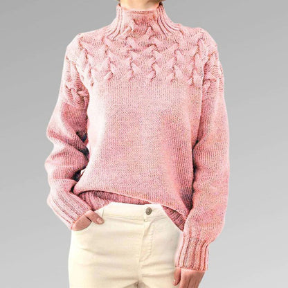 Knitted Turtleneck Sweater for Women – Elara