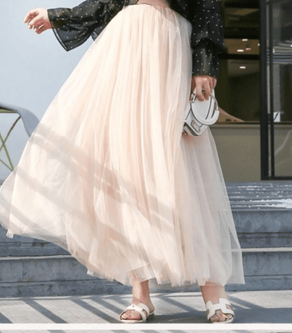 Evadne – Ankle-Length Skirt with High Waist