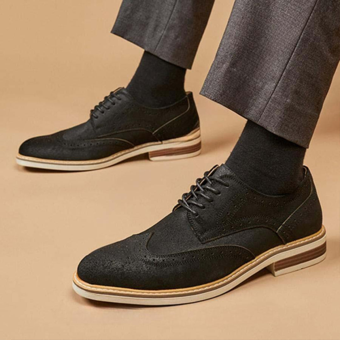 Zaviar Genuine Leather Shoes