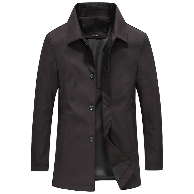 Classic Men's Button Down Jacket - BritishElegance