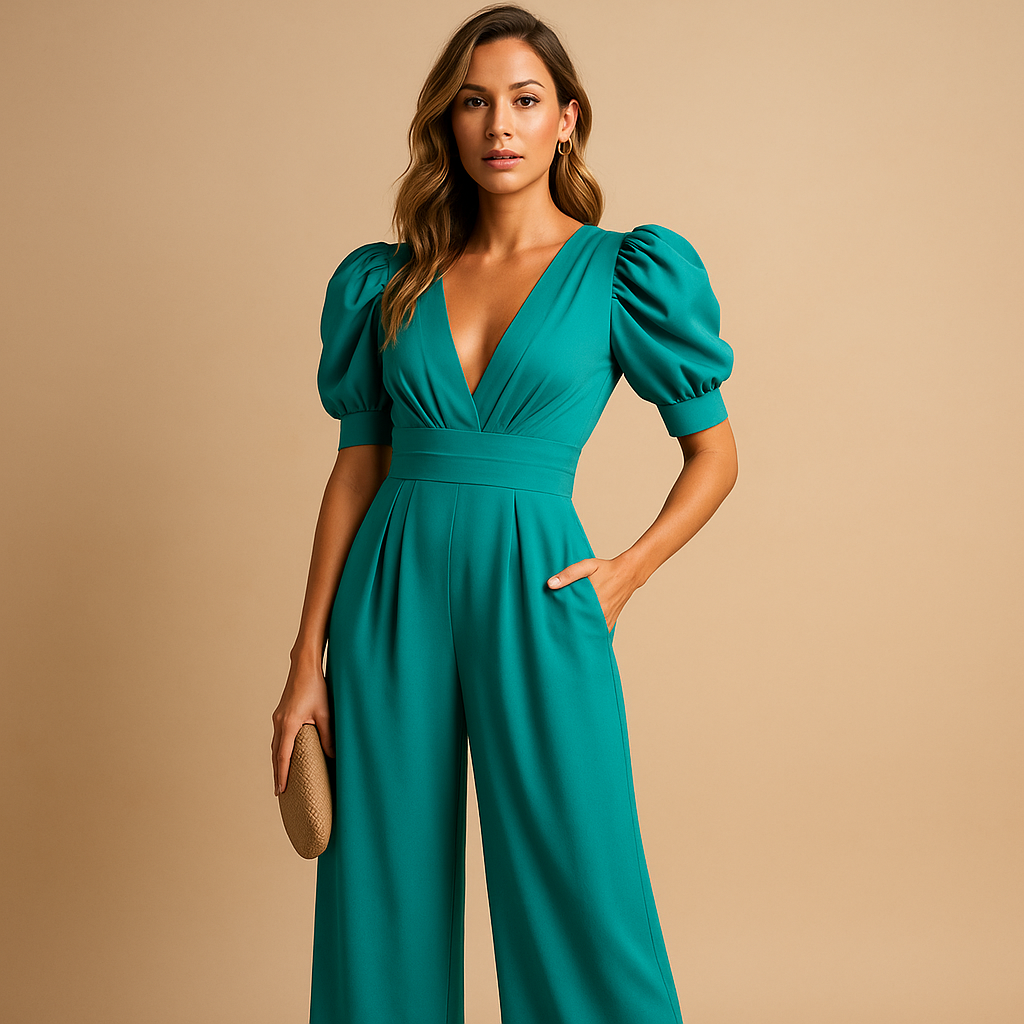 Slim Fit Women's Formal Jumpsuit