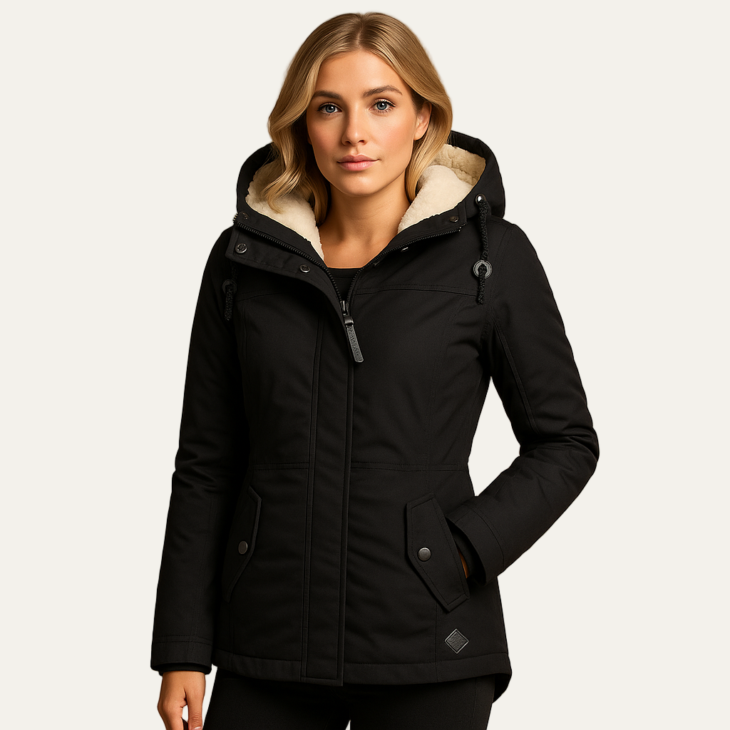Women’s Sherpa Lined Hooded Parka Jacket