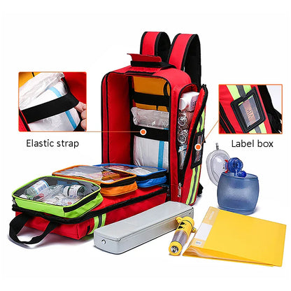 Large First Aid & Survival Backpack - RescueReady