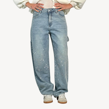 Starry Cargo Jeans for Women