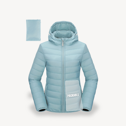 Women’s Packable Puffer Jacket with Hood