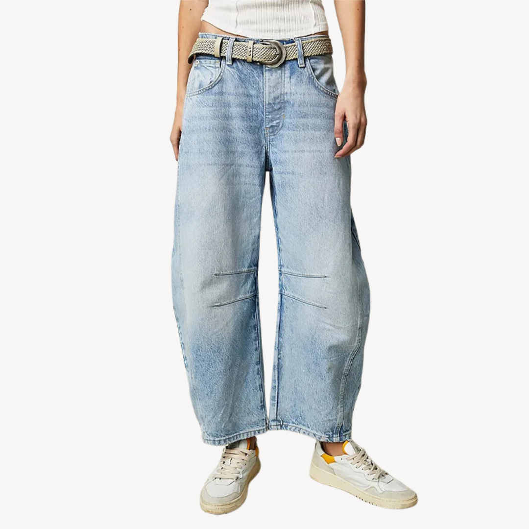 Women's Wide-Legged Denim Pants