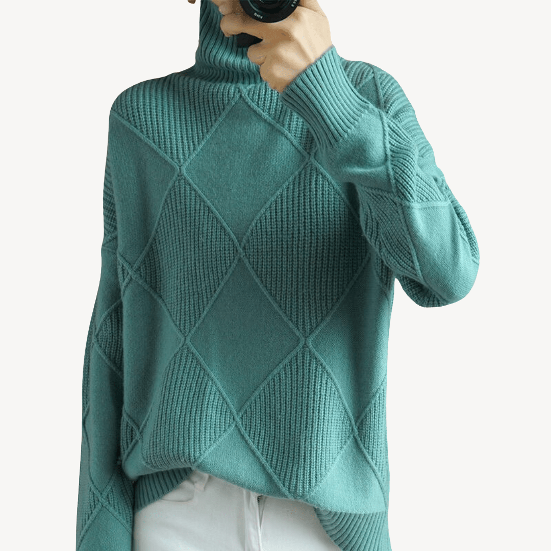 Women's Knit Turtleneck Sweater
