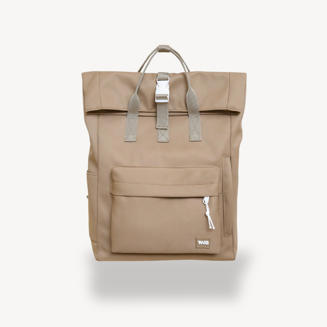 Women's Polyester Roll Top Backpack