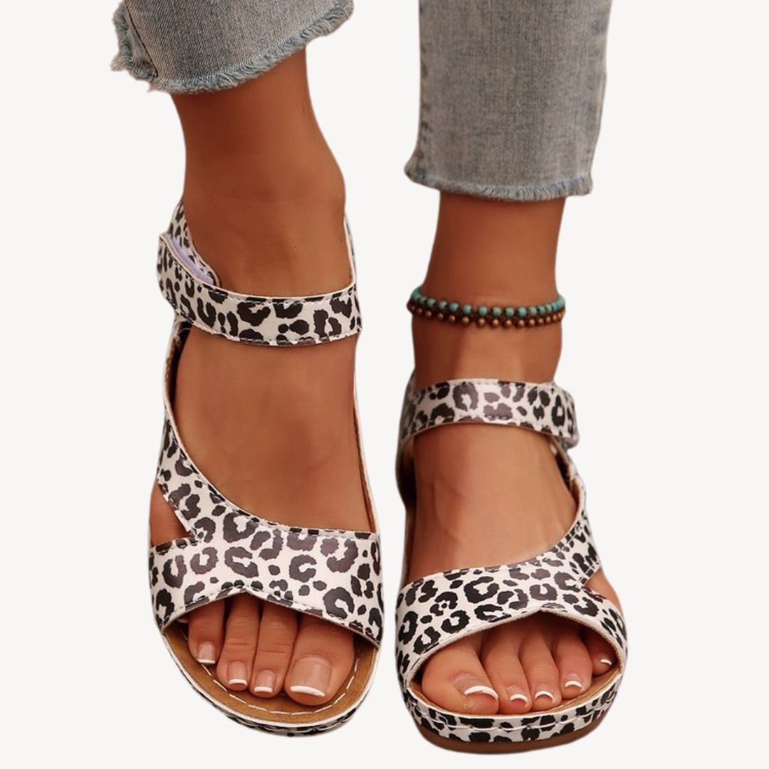 Leather Orthopedic Sandals Women