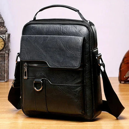 Leather Shoulder Bag - EleganceLuxe