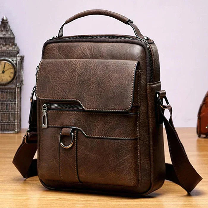 Leather Shoulder Bag - EleganceLuxe