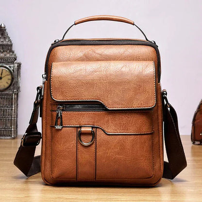 Leather Shoulder Bag - EleganceLuxe