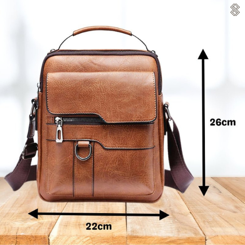 Leather Shoulder Bag - EleganceLuxe