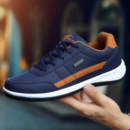 Stunahome | Men’s Orthopedic Leather Sneakers – Supportive, Breathable & Durable