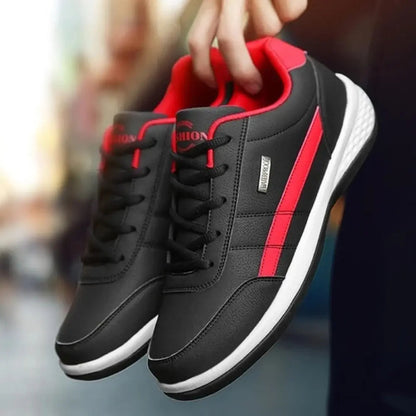 Stunahome | Men’s Orthopedic Leather Sneakers – Supportive, Breathable & Durable