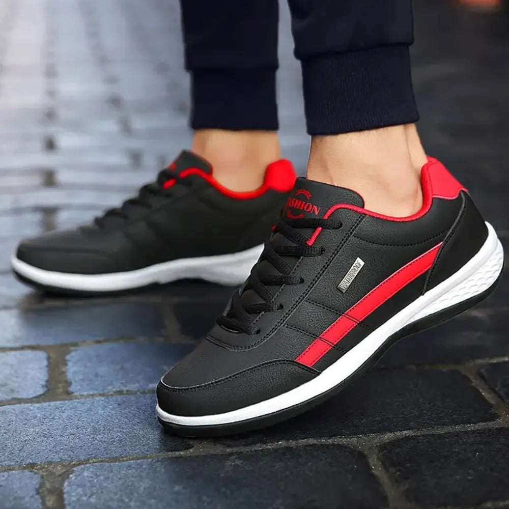 Stunahome | Men’s Orthopedic Leather Sneakers – Supportive, Breathable & Durable