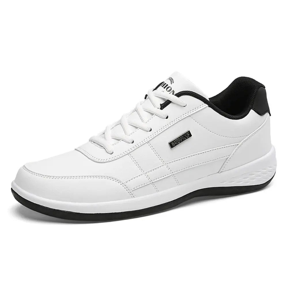 Renzo | Men’s Orthopedic Leather Sneakers – Supportive, Breathable & Stylish