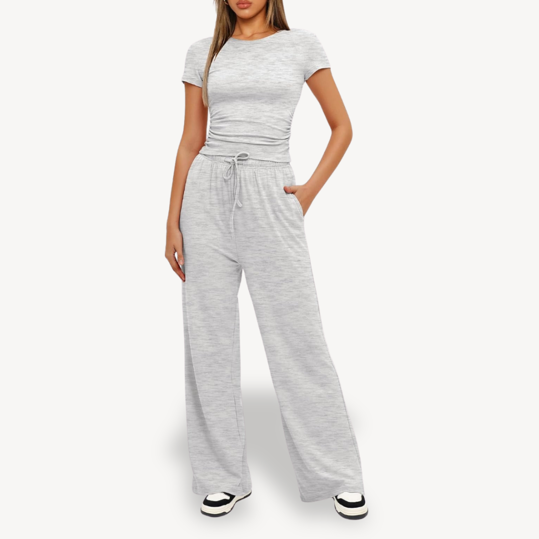 Drawstring Lounge Set for Women