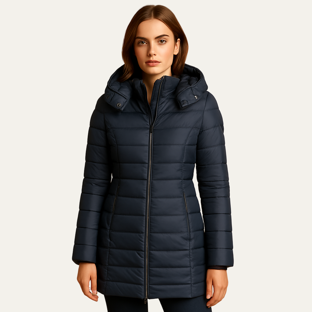 Women’s Mid Length Quilted Puffer Coat
