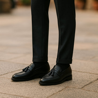 The Carmarthen Men's Formal Leather Tassel Loafers