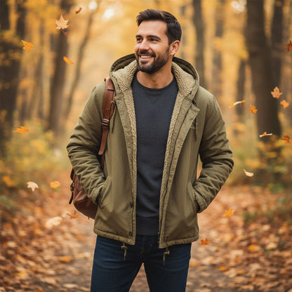 The Aberdeen Men's Warm Waterproof Fleece Lined Padded Winter Jacket