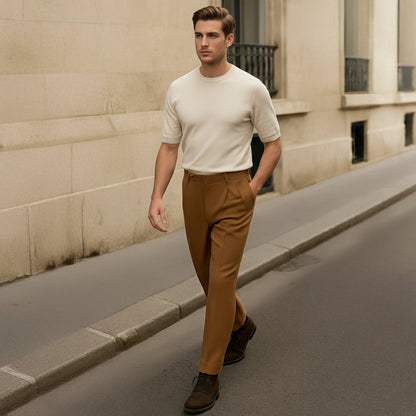 The Savile Pleated Trousers for Men