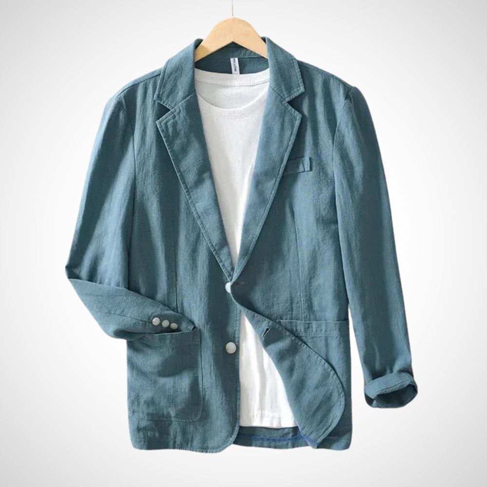 Light men's linen blazer made from a cotton blend – Julian