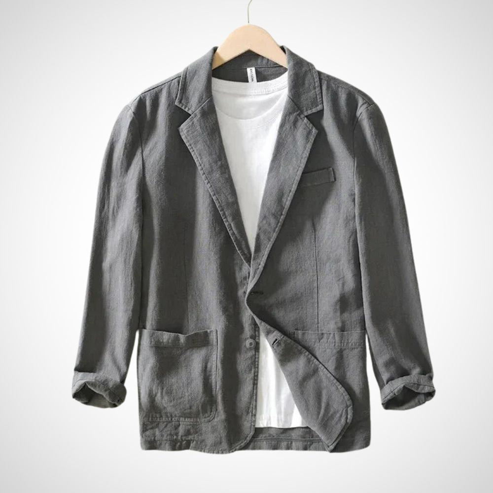 Light men's linen blazer made from a cotton blend – Julian
