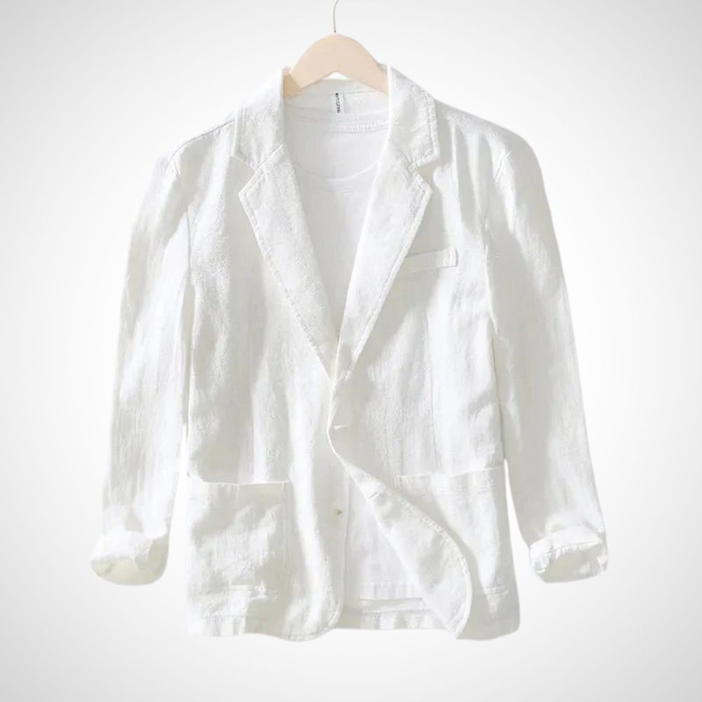 Light men's linen blazer made from a cotton blend – Julian
