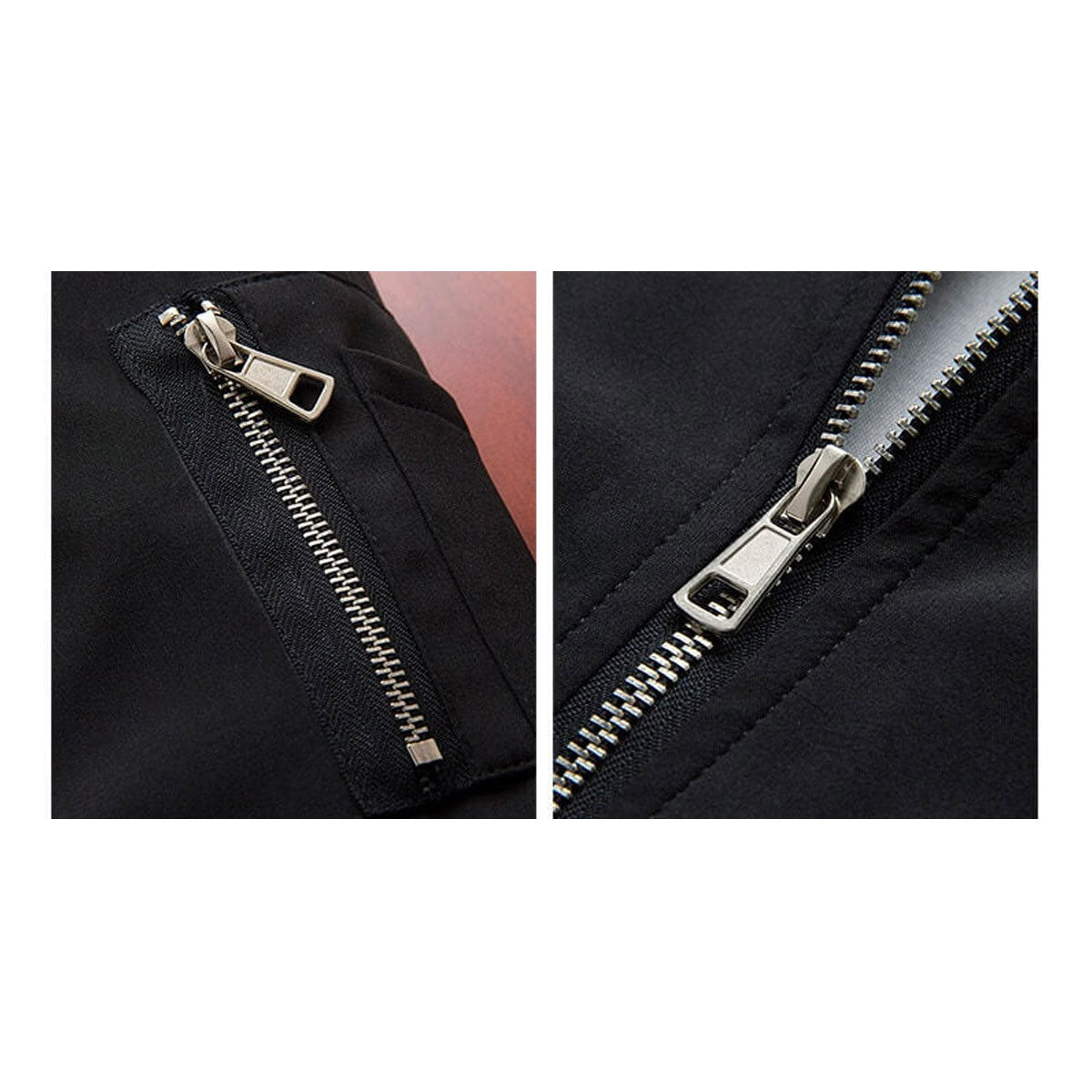 Men’s Classic Baseball Collar Bomber Jacket