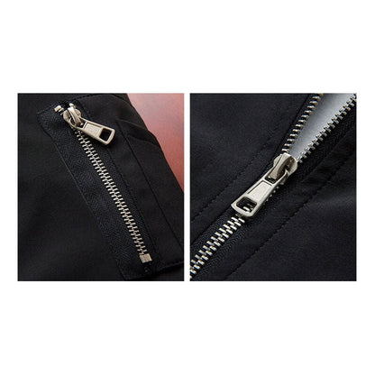 Men’s Classic Baseball Collar Bomber Jacket