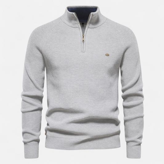 Men's Cozy Crew Neck Knit Sweater - BritishElegance