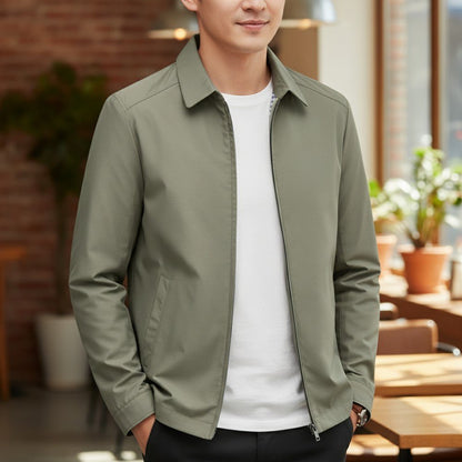 Lightweight Cotton Blend Jacket