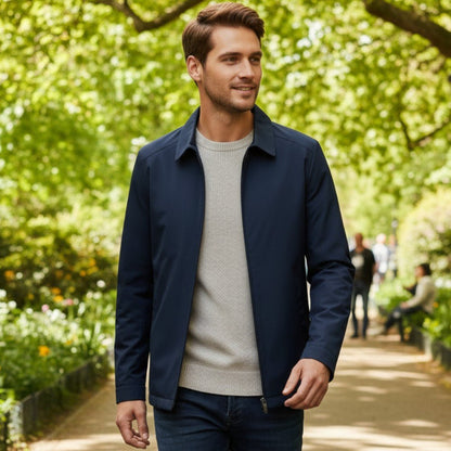 Lightweight Cotton Blend Jacket