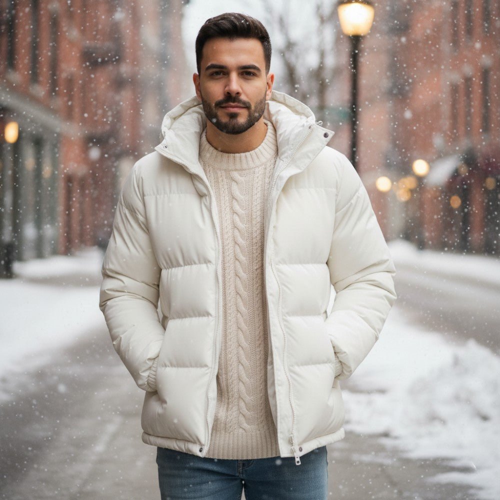 Lightweight Hooded Puffer Jacket